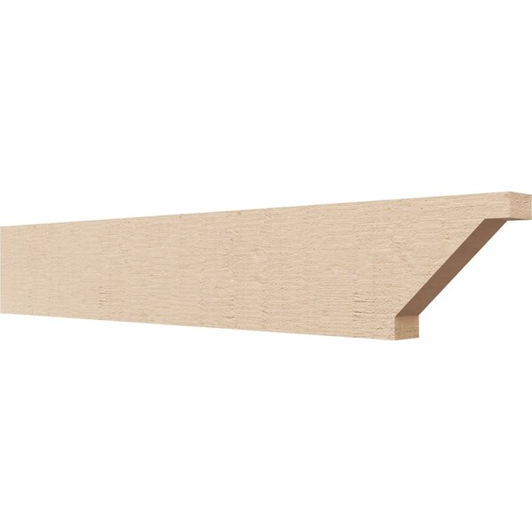 Ekena Millwork 2in. W x 6in. H x 36in. L Burlington Woodgrain TimberThane Rafter Tail, Primed Tan RFTUR02X06X36BURRCPR - main